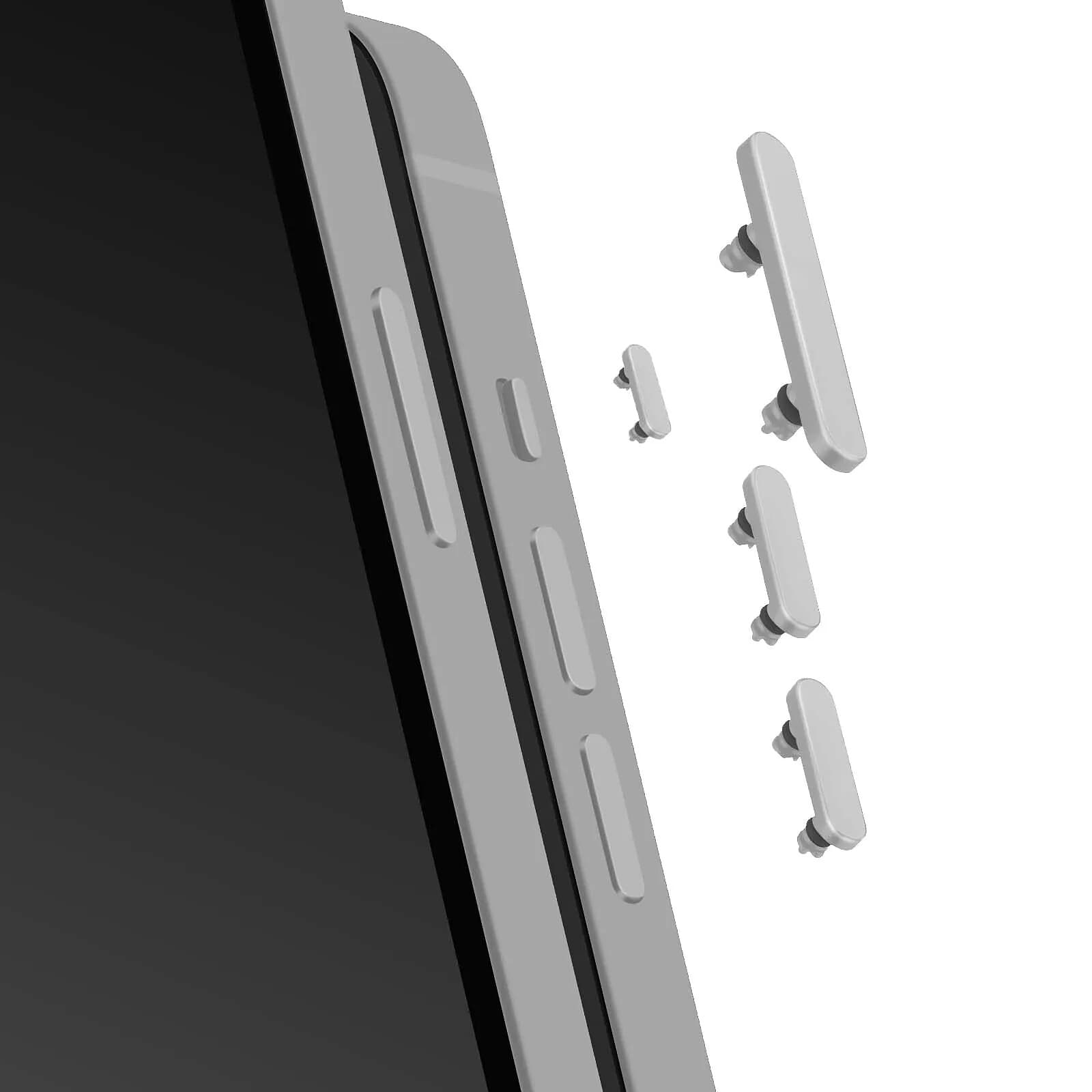 Clappio Kit Boutons Latéraux pour iPhone 16e Power Volume Action