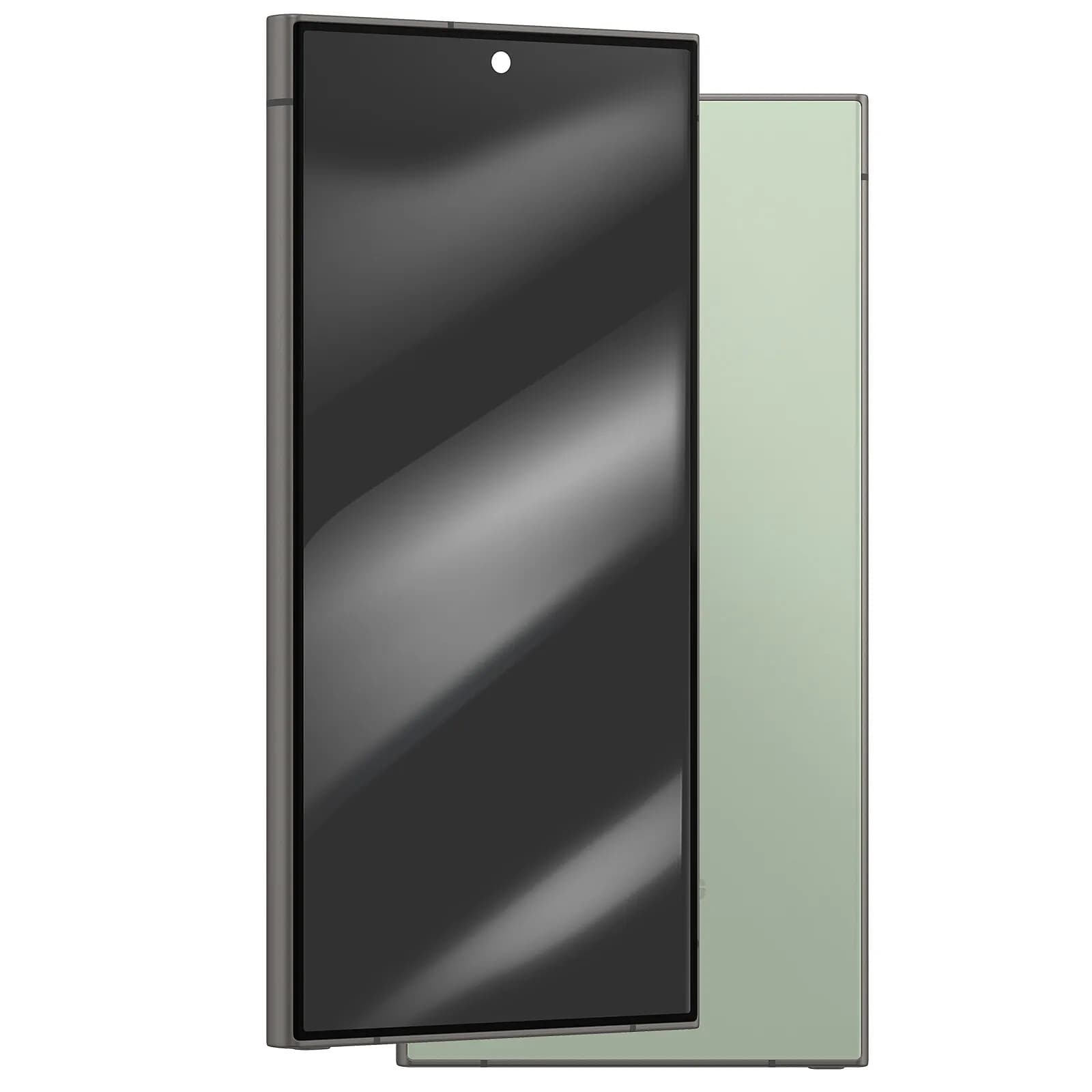 Clappio Écran Complet de Remplacement Soft OLED pour Galaxy S24 Ultra avec Châssis