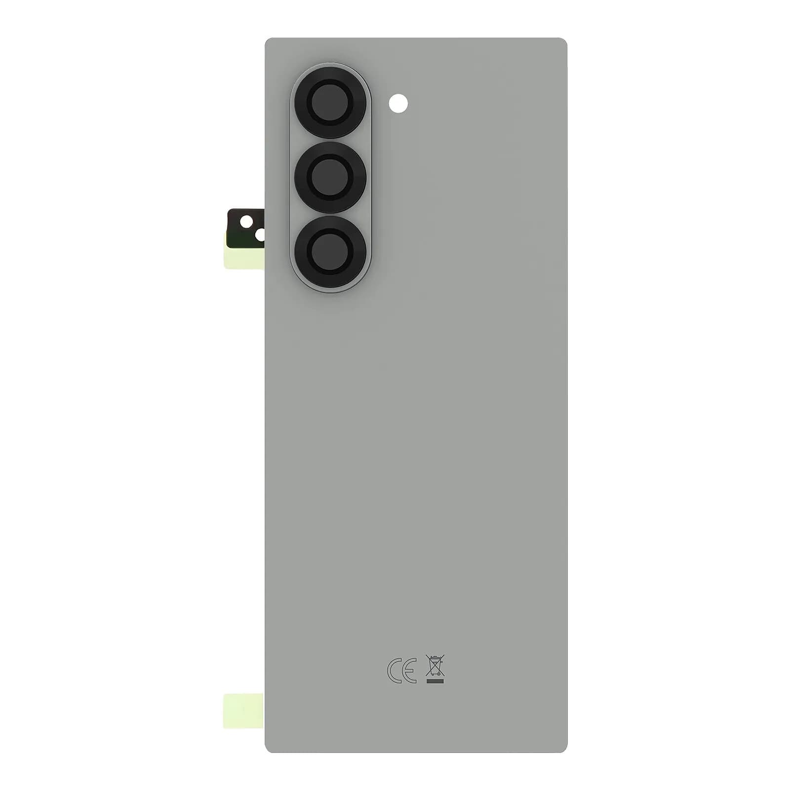 Samsung Vitre arrière pour Samsung Galaxy Z Fold 6 Original Service Pack Gris