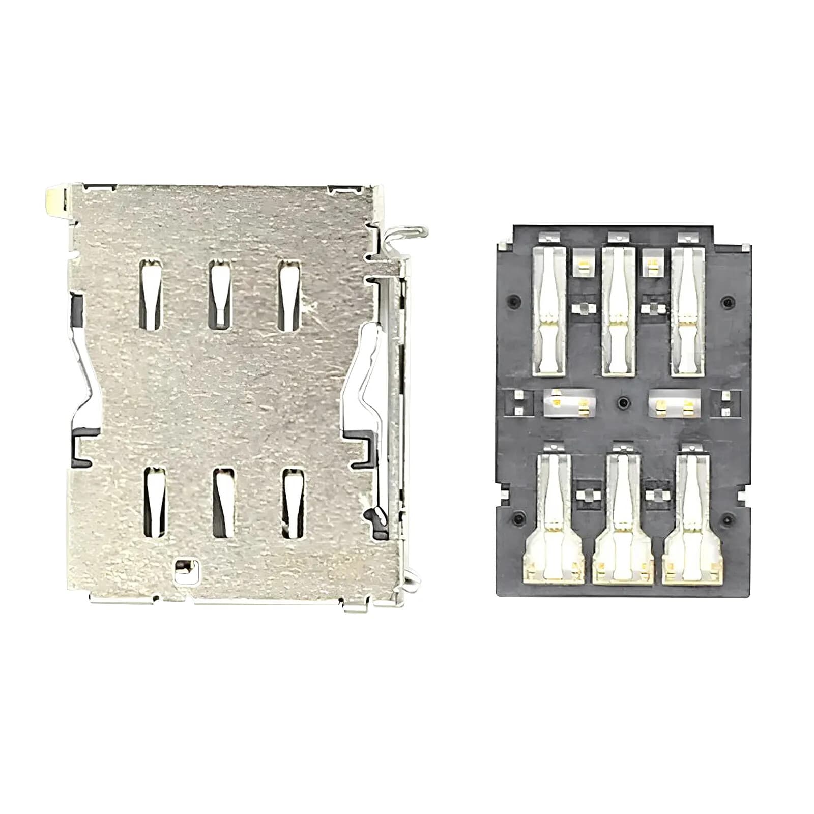 Clappio Lecteur Carte Sim Compatible Galaxy S22 / S22+ / S22 Ultra Emplacement Nano Sim