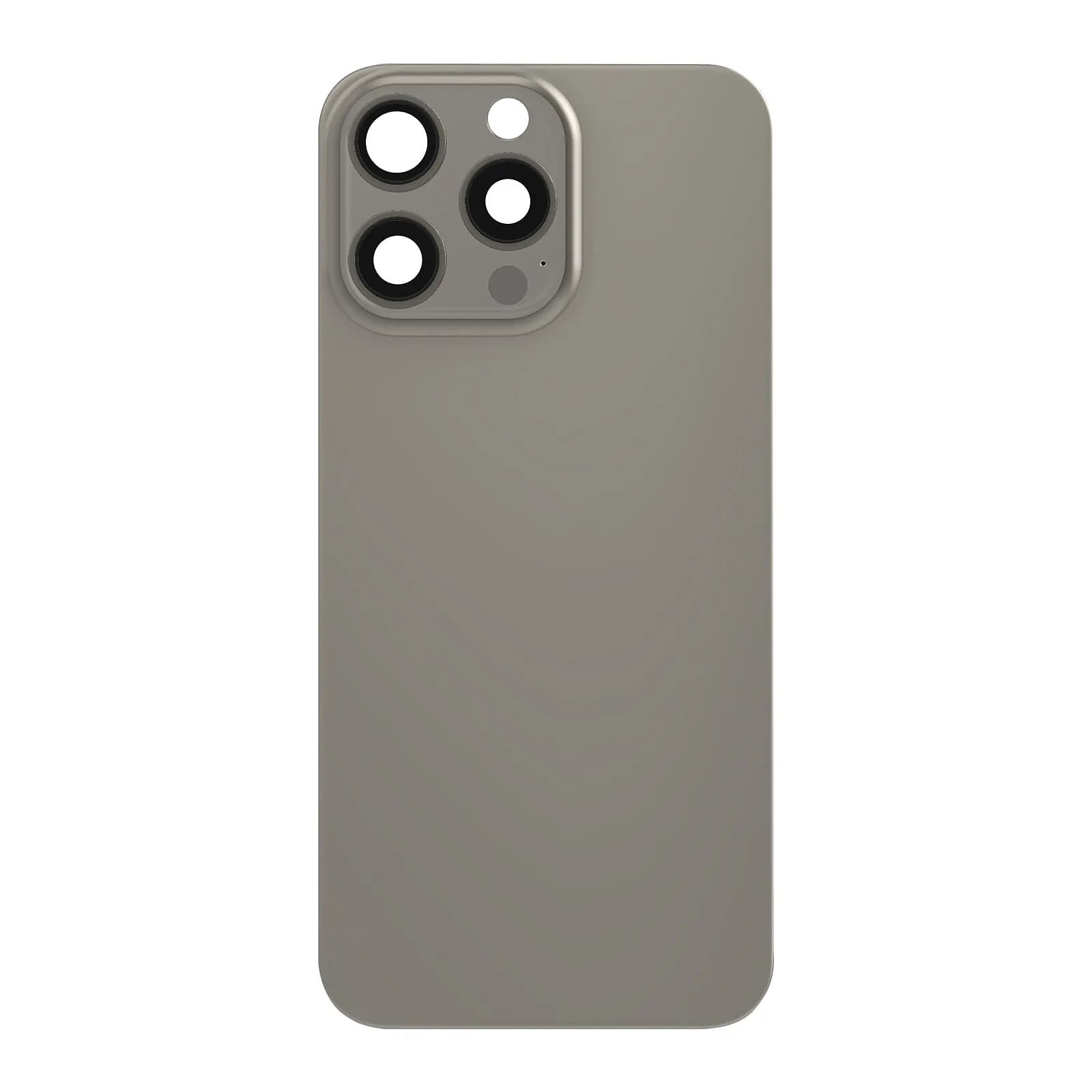 Clappio Vitre arrière Complète pour iPhone 15 Pro Max avec MagSafe