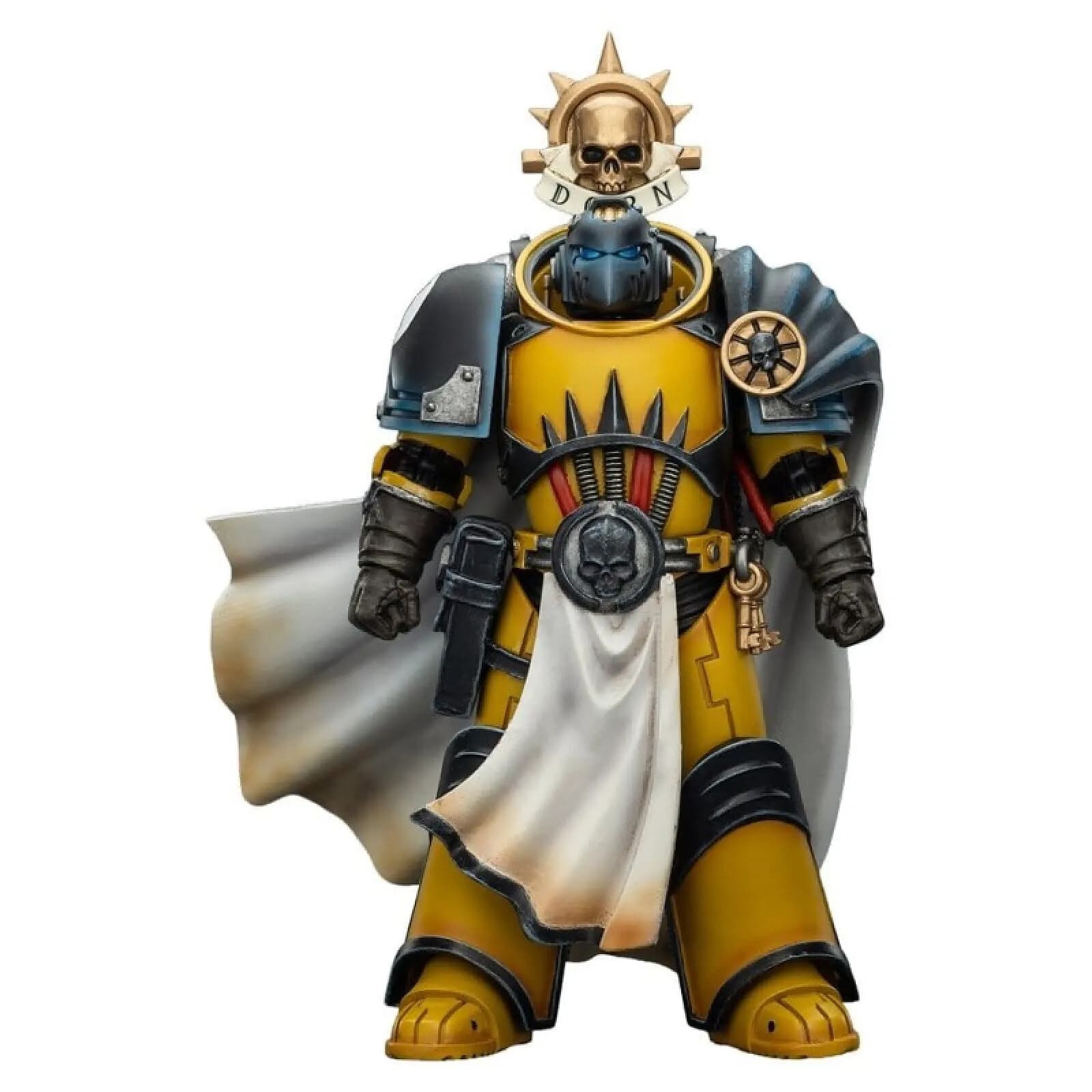 Warhammer Imperial Fists - Figurine Librarian Consul with Force Axe and Bolt Pistol 12 cm