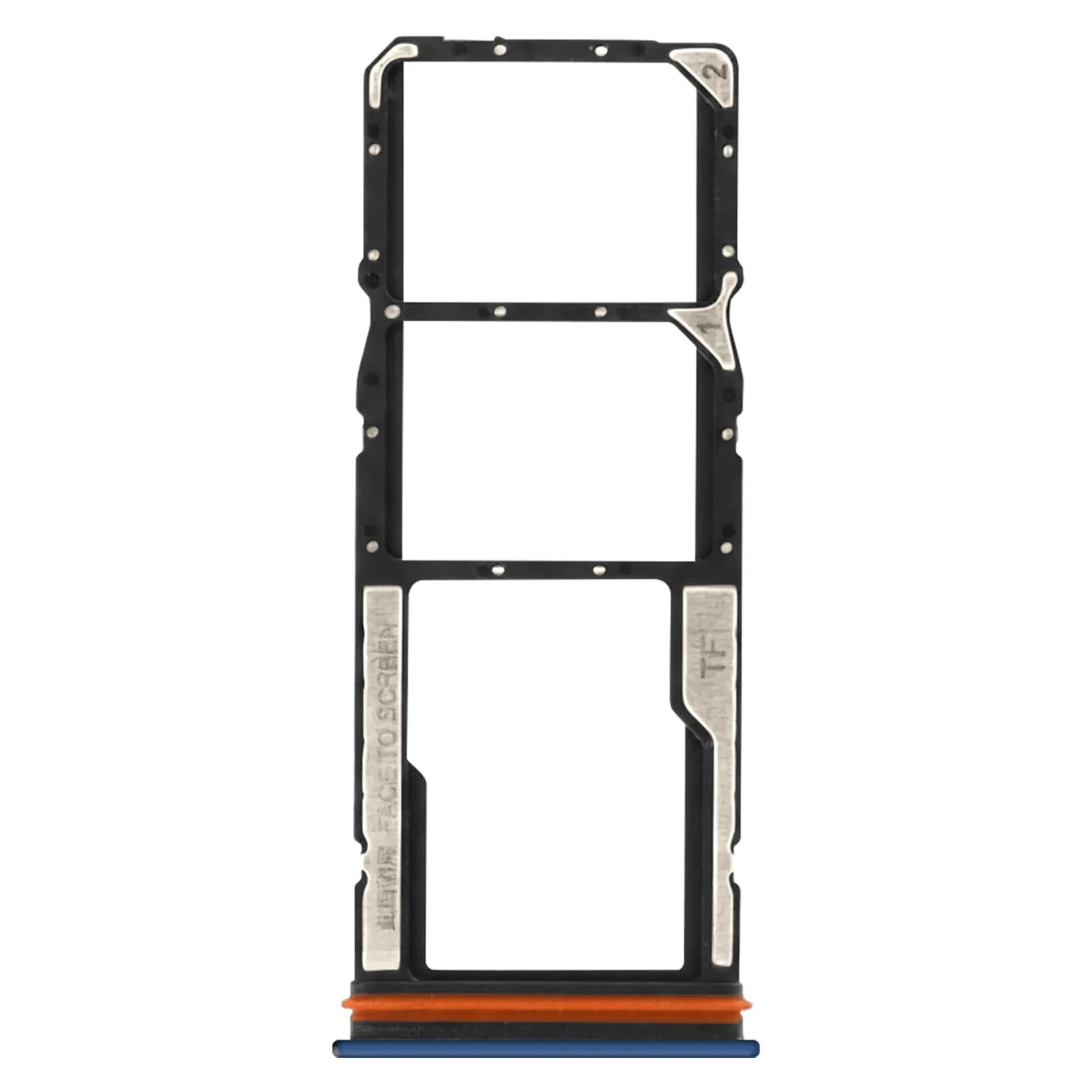 Clappio Tiroir Carte SIM pour Redmi 15C 4G Emplacement Dual Nano SIM + Carte Micro-SD