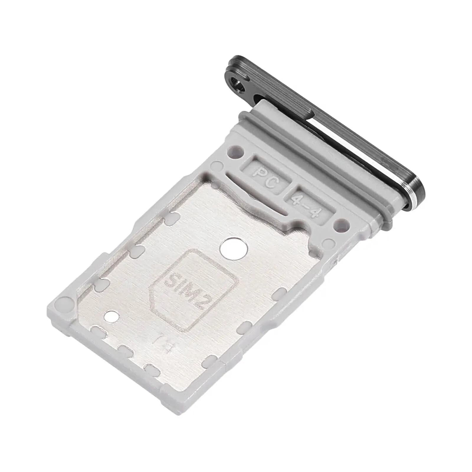 Samsung Tiroir Double Nano SIM pour Galaxy S22 Ultra Service Pack Gris