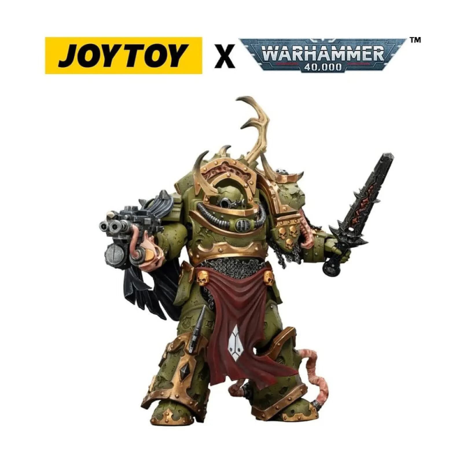 Warhammer 40k - Figurine Death Guard Blightlord Terminator 3 with Combi-bolter and Bubotic Blade 14 cm