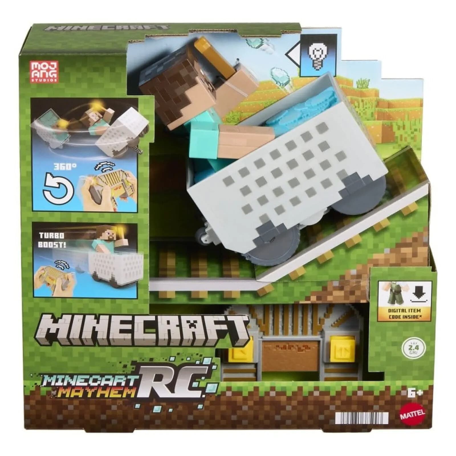 Minecraft - Véhicule radiocommandé Steve in Minecart