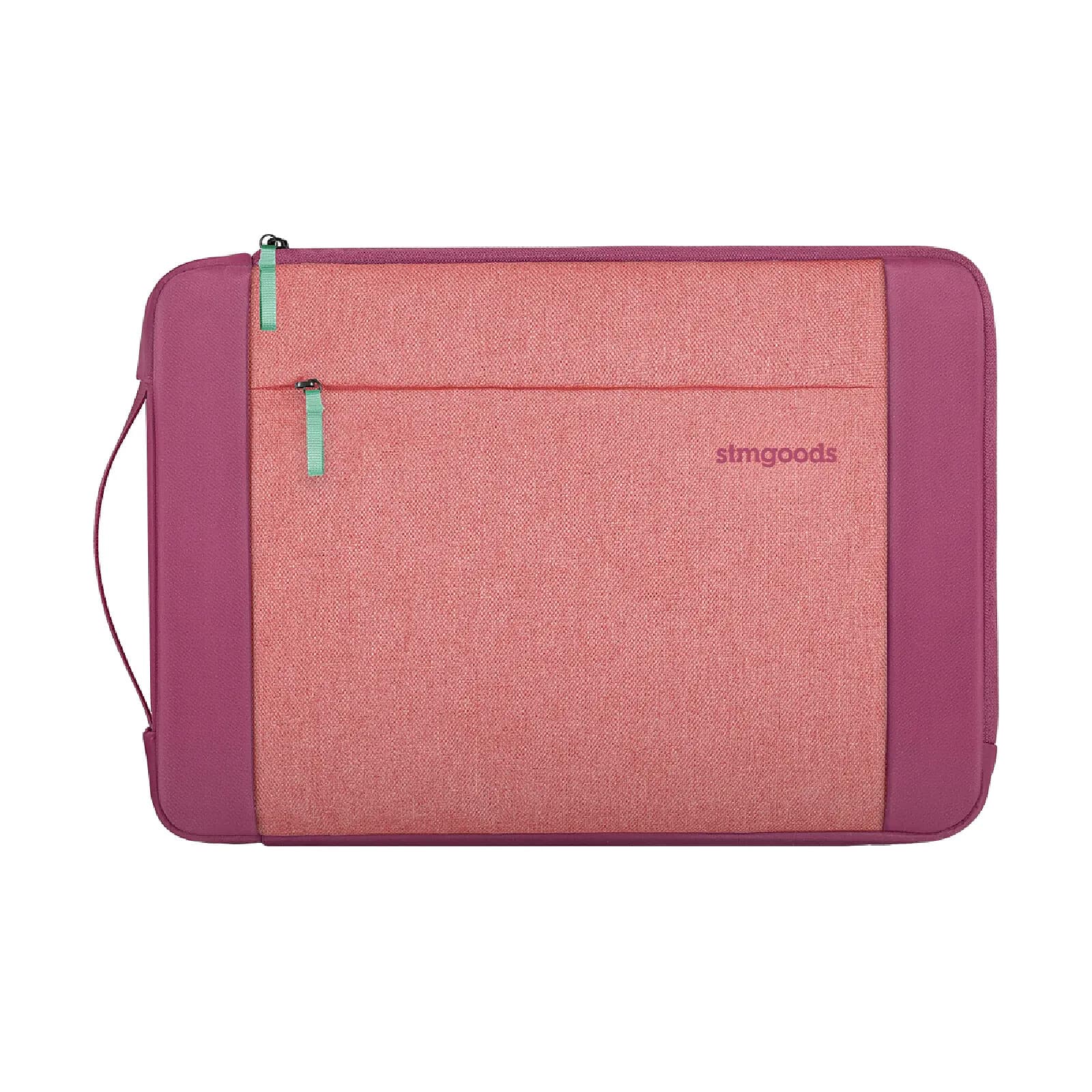 stm goods Housse pour MacBook Pro 16" / Air / Pro 15" Kin Sleeve avec Poignée et Poche Rose