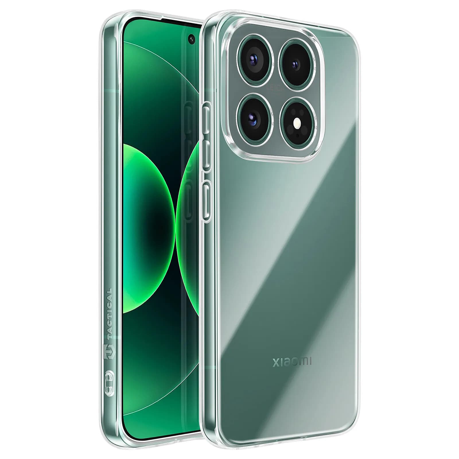 Tactical Coque pour Xiaomi 17 Compatible avec Chargement Sans Fil Qi Transparent