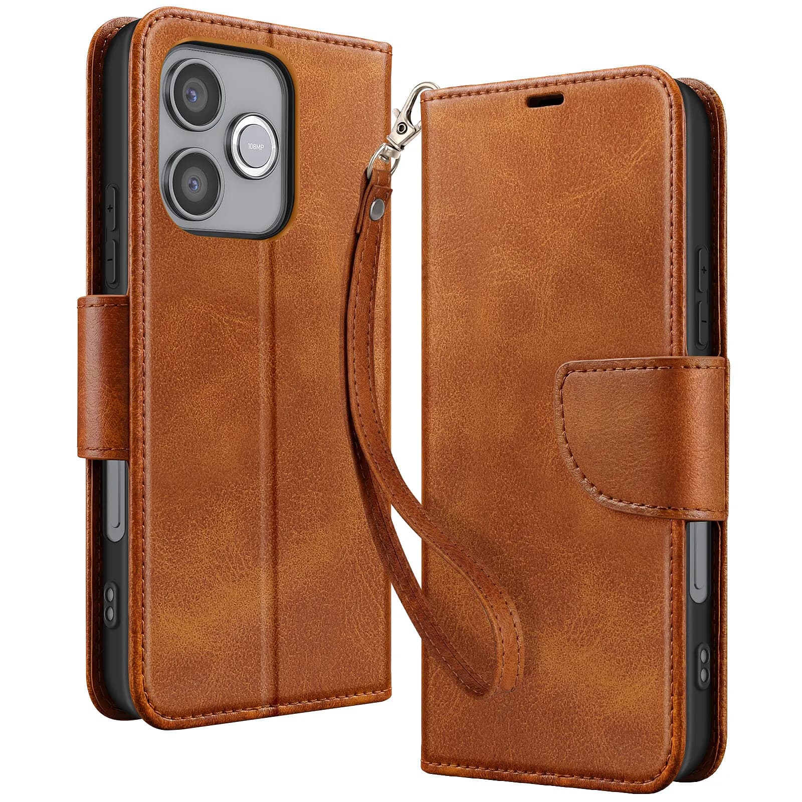 Avizar Étui Portefeuille pour Honor 600 Lite Style Rétro avec Support