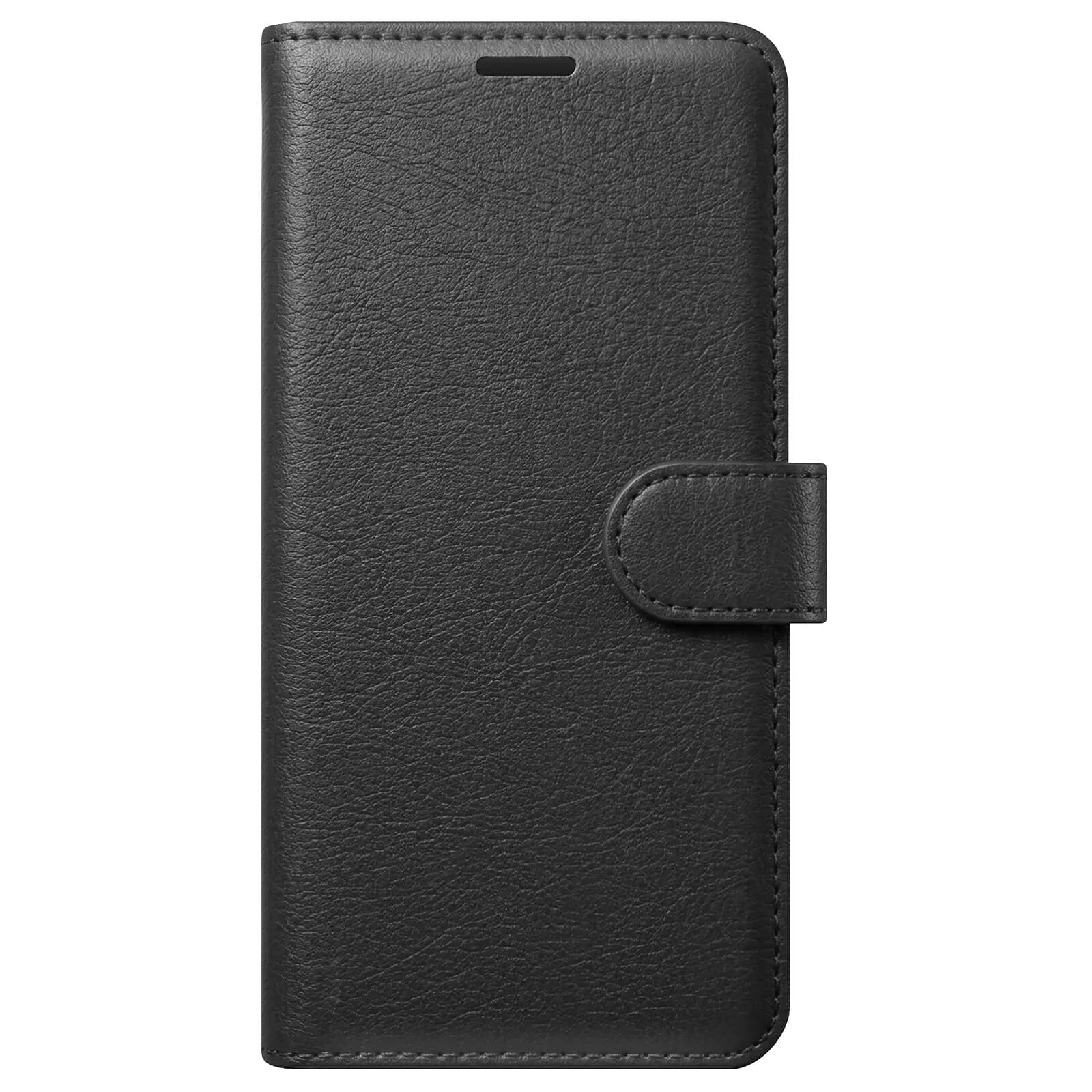 Zanaé Étui Folio pour Galaxy A3 2017 avec Fonction Support et Languette Magnétique Noir