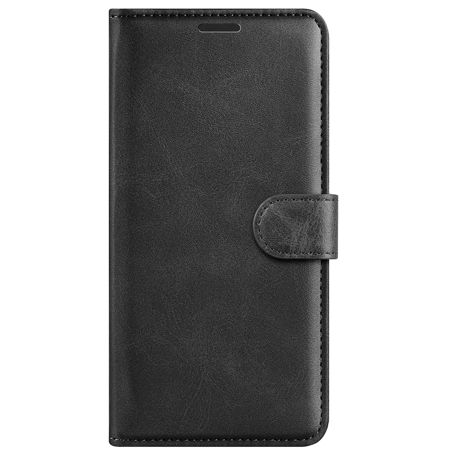 Zanaé Étui Portefeuille pour Galaxy A36 / A56 Édition Columbia avec Fonction Support Noir