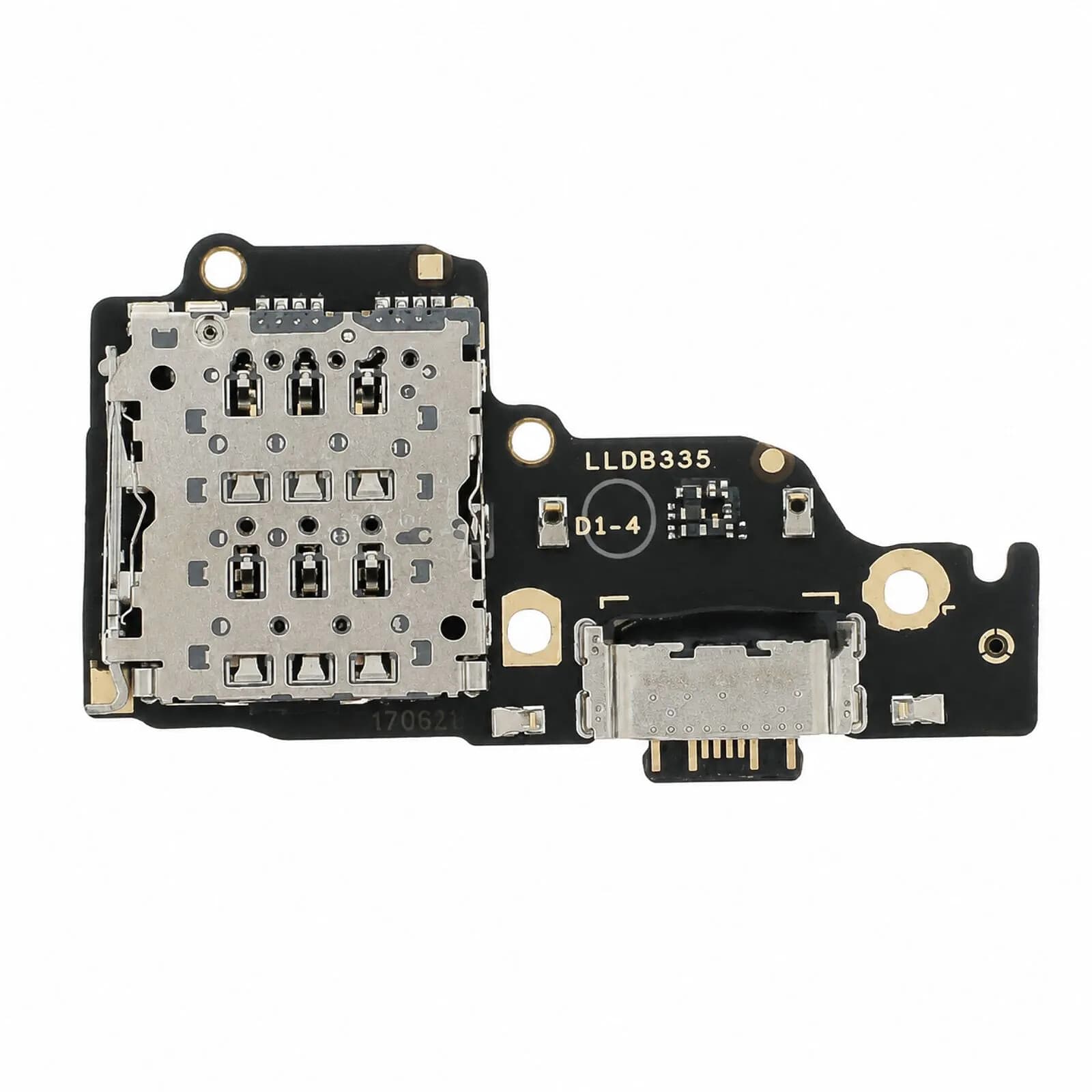 Clappio Connecteur de Charge USB-C et Lecteur SIM pour Redmi Note 13 4G