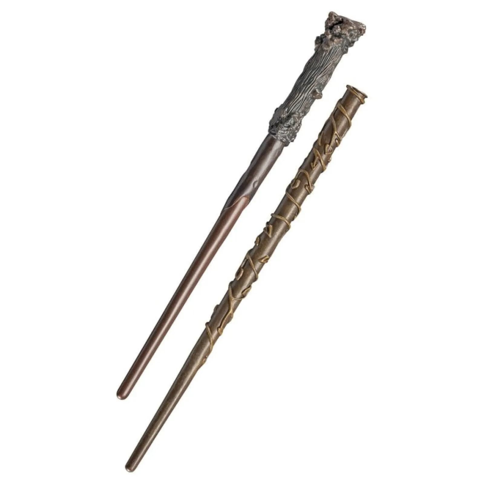 Harry Potter - Pack de 2 baguettes Réplique Roleplay Harry Potter & Hermione Granger 31 cm