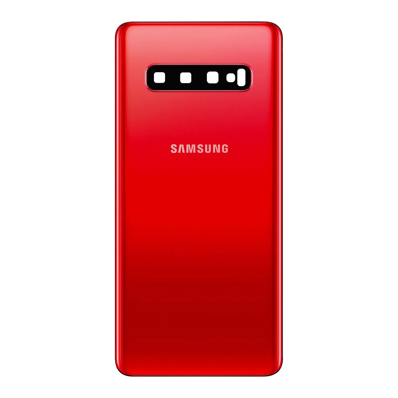 Samsung Vitre arrière pour Samsung Galaxy S10 Original Rouge
