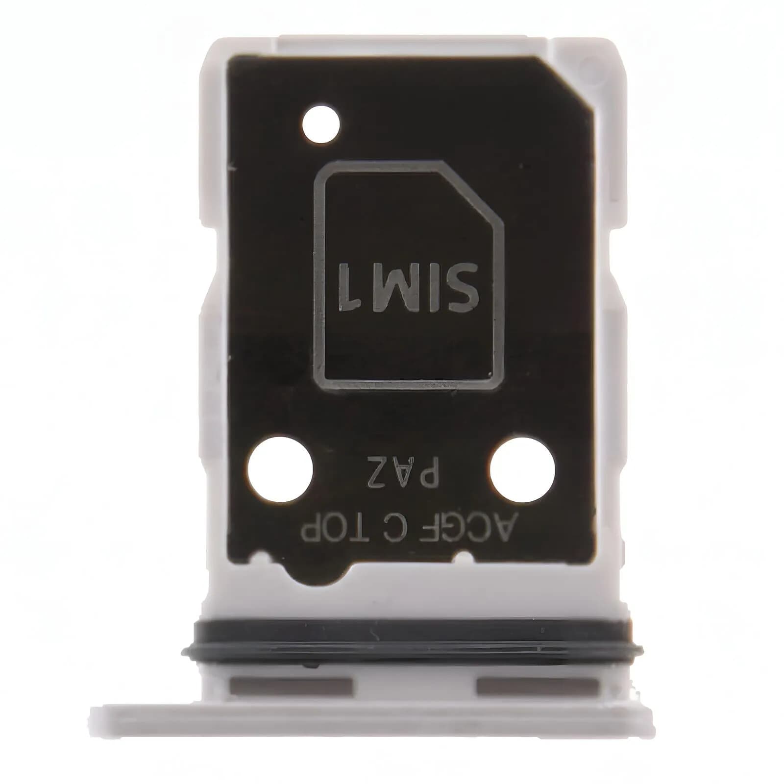 Tiroir Carte SIM pour Samsung Galaxy A37 5G Double Emplacement Nano SIM Blanc