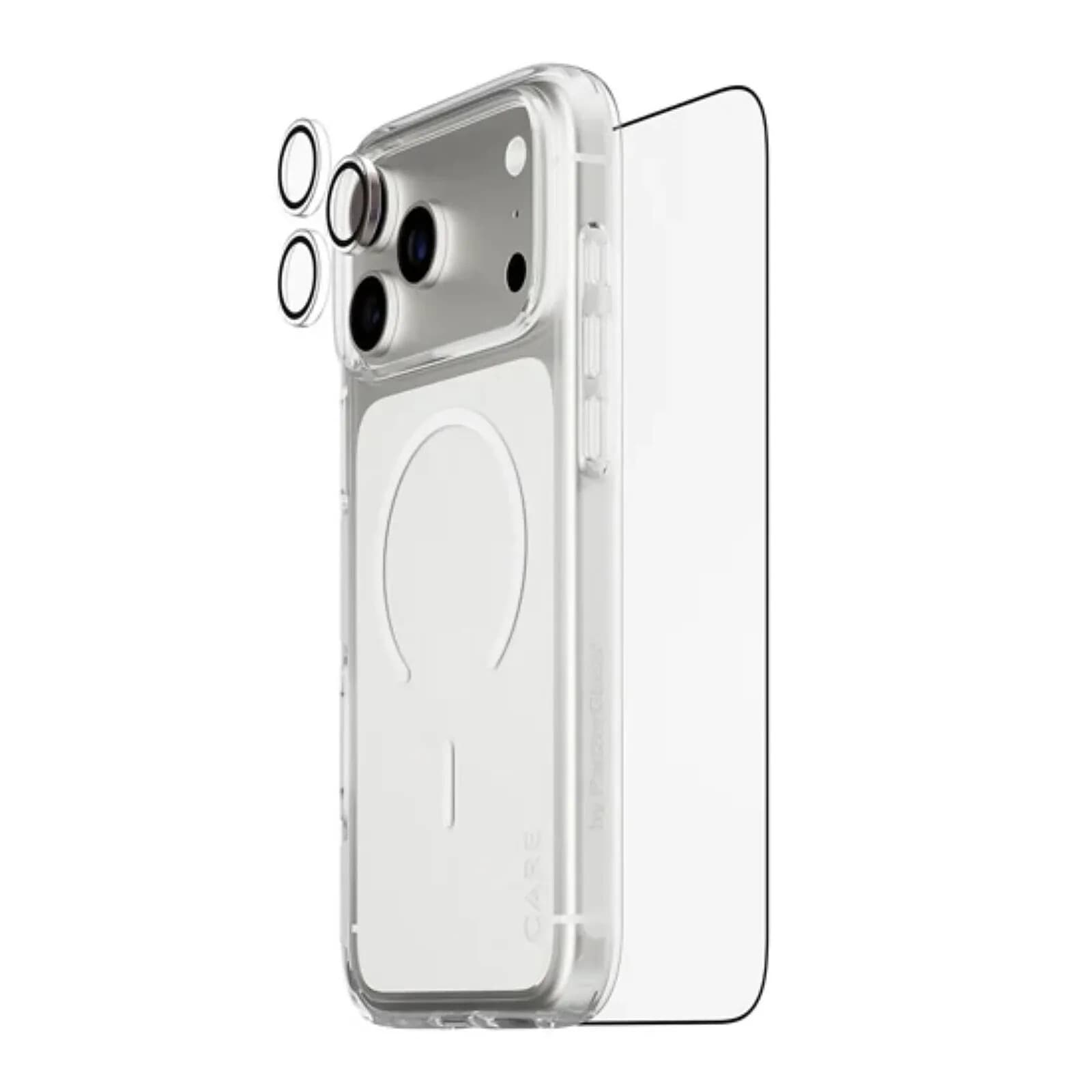 PanzerGlass Coque MagSafe pour iPhone 18 Pro Max avec Protection d'Écran et Caméra Transparent