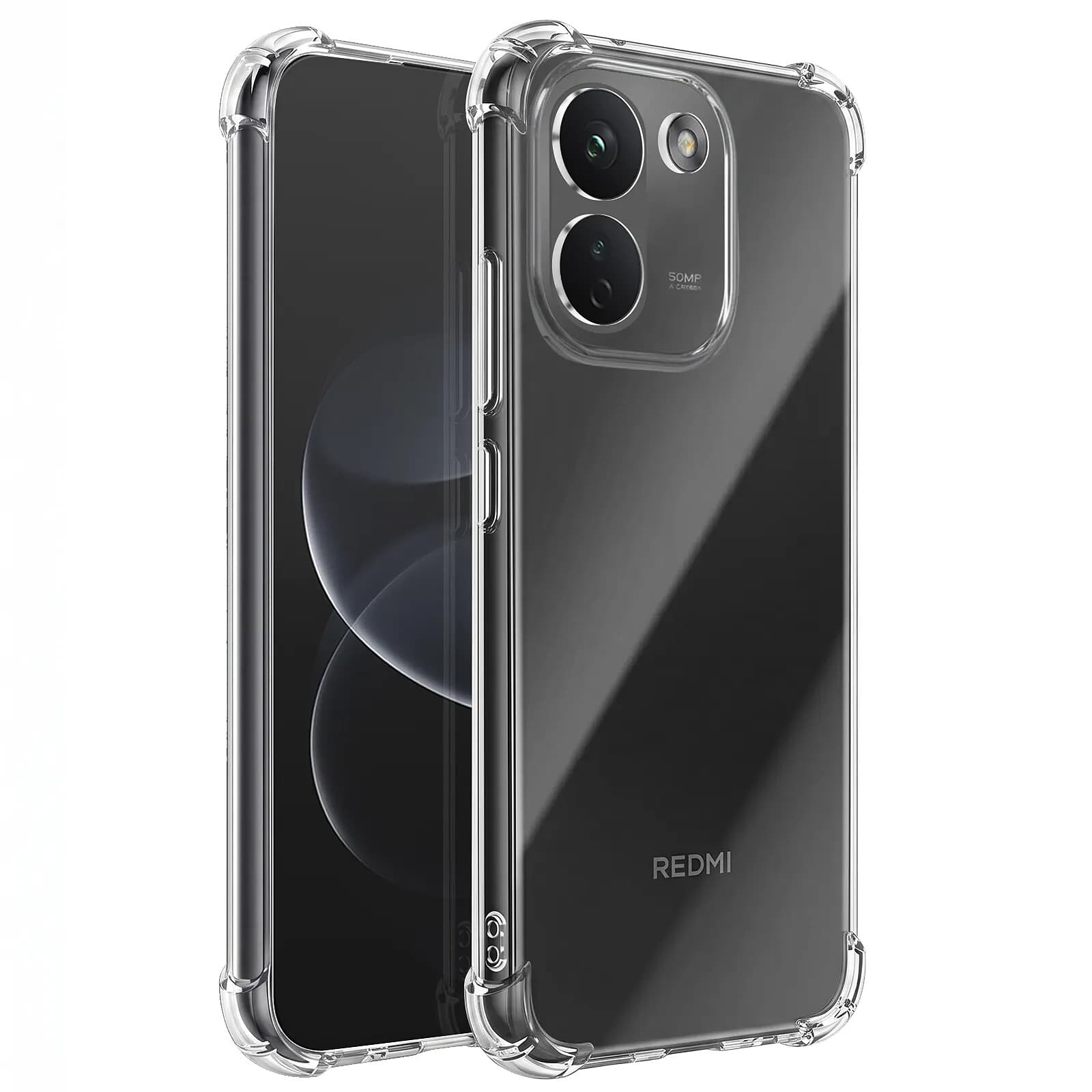 Zanaé Coque Bumper pour Xiaomi Redmi Note 17 Pro Max Antichoc avec Coins Renforcés Transparent