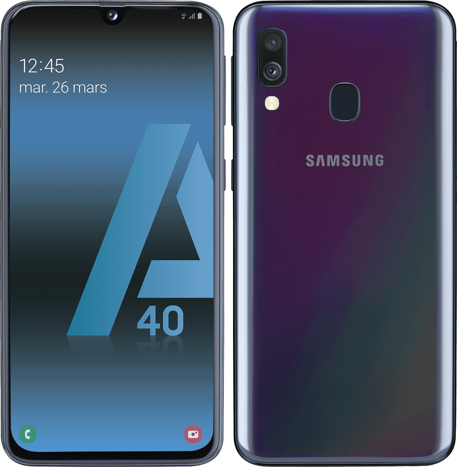 Samsung Galaxy A40 - 64 Go - Noir · Reconditionné